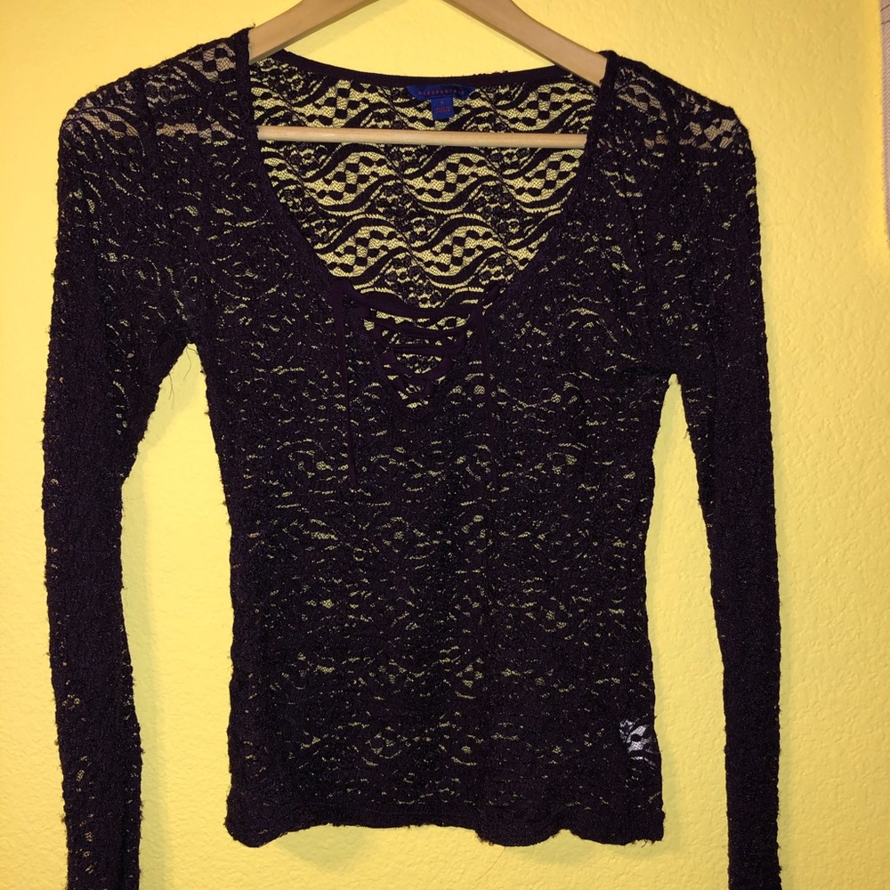 Mesh long sleeve